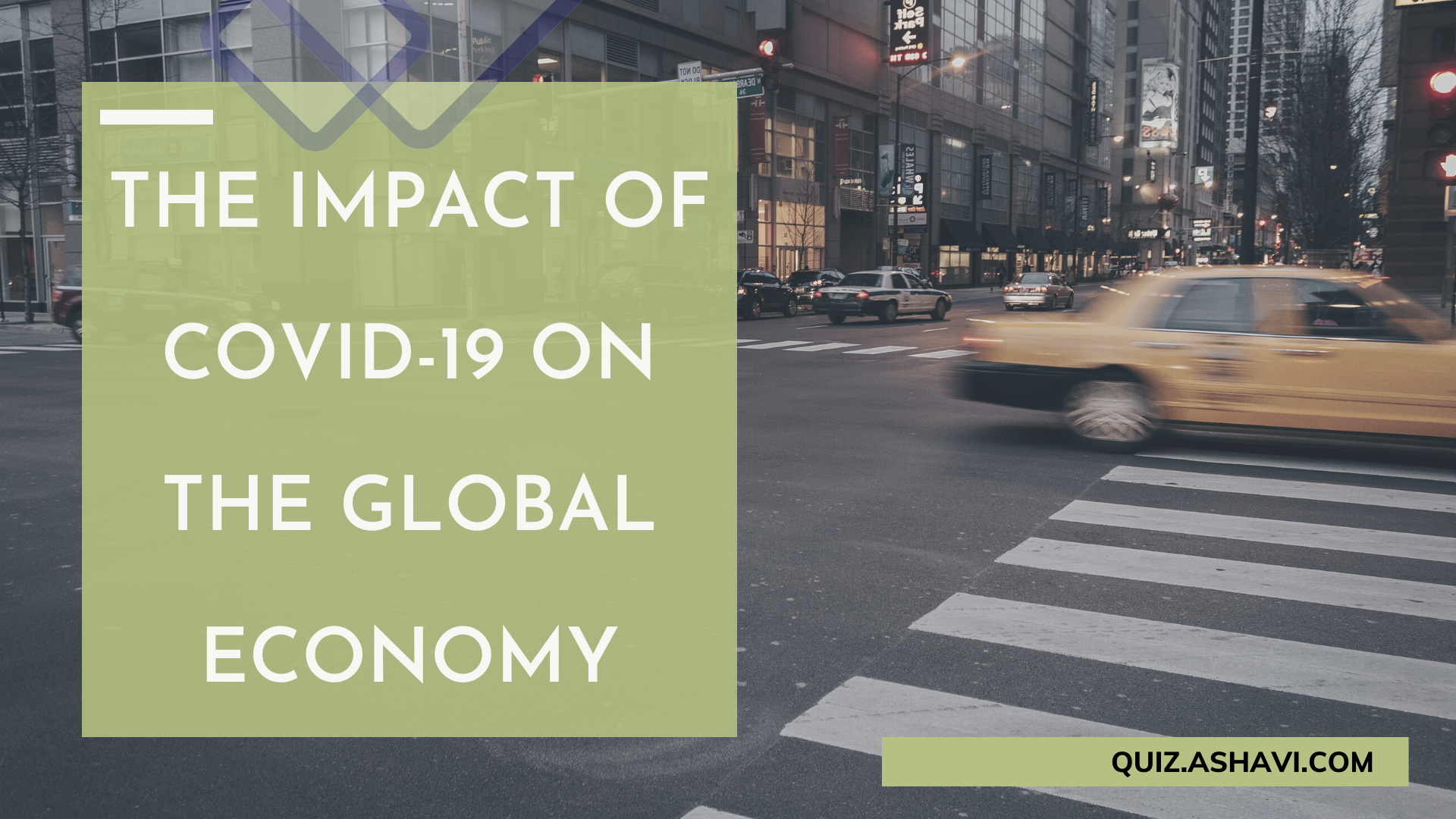 The impact of Covid-19 on the global economy.